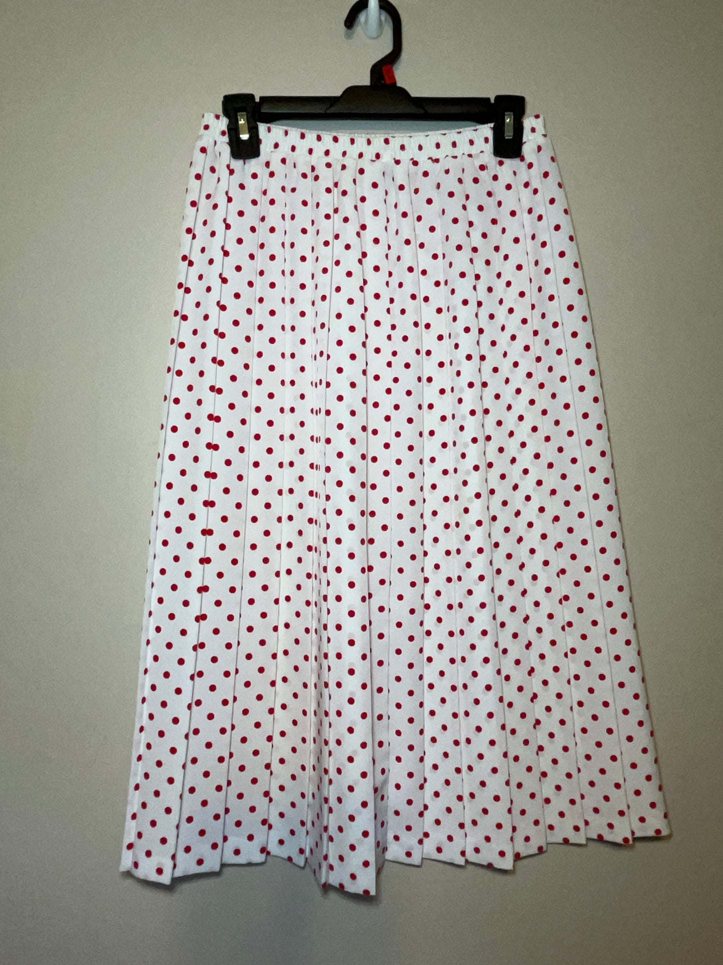 Vintage Serben Red, White, & Polka Dot Blouse + Skirt Set Size 10