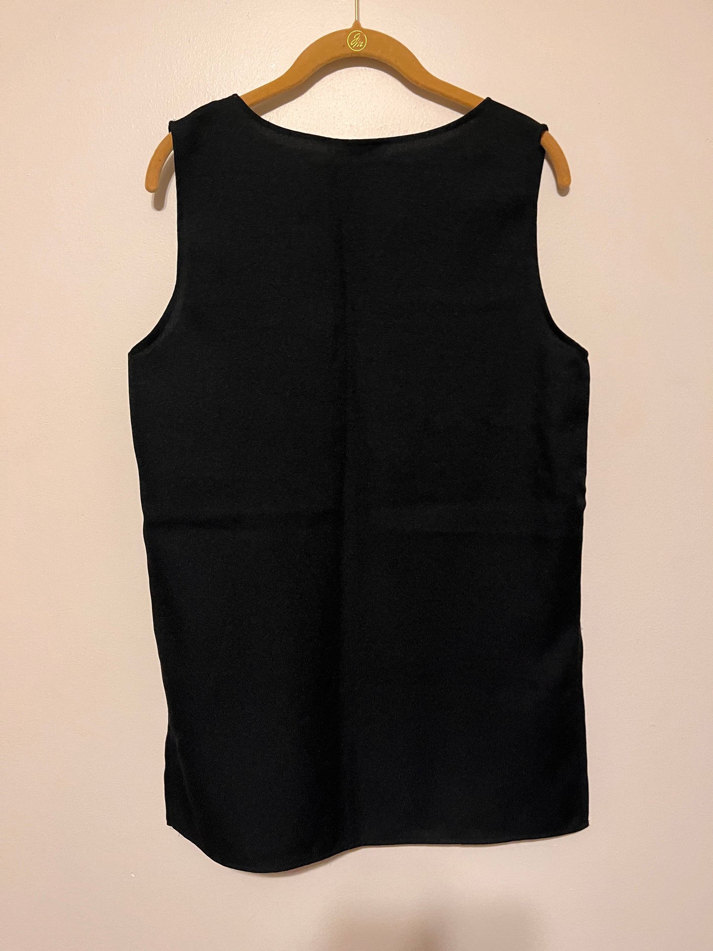 Vintage Sleeveless Black Vest by Contemporary Explosion
