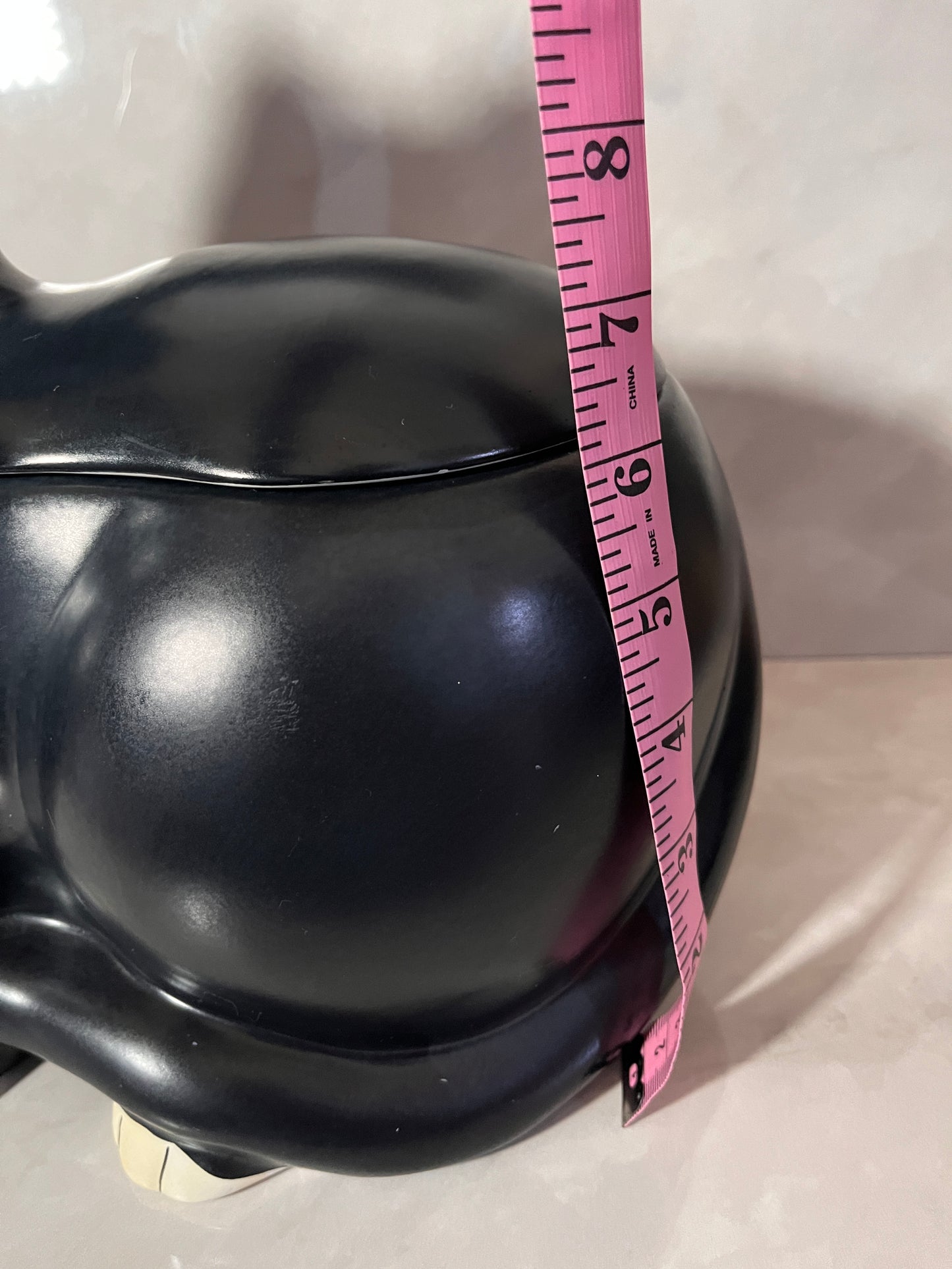 VINTAGE RARE SAKURA ONEIDA WARREN KIMBLE BLACK WHITE TUXEDO CAT COOKIE JAR
