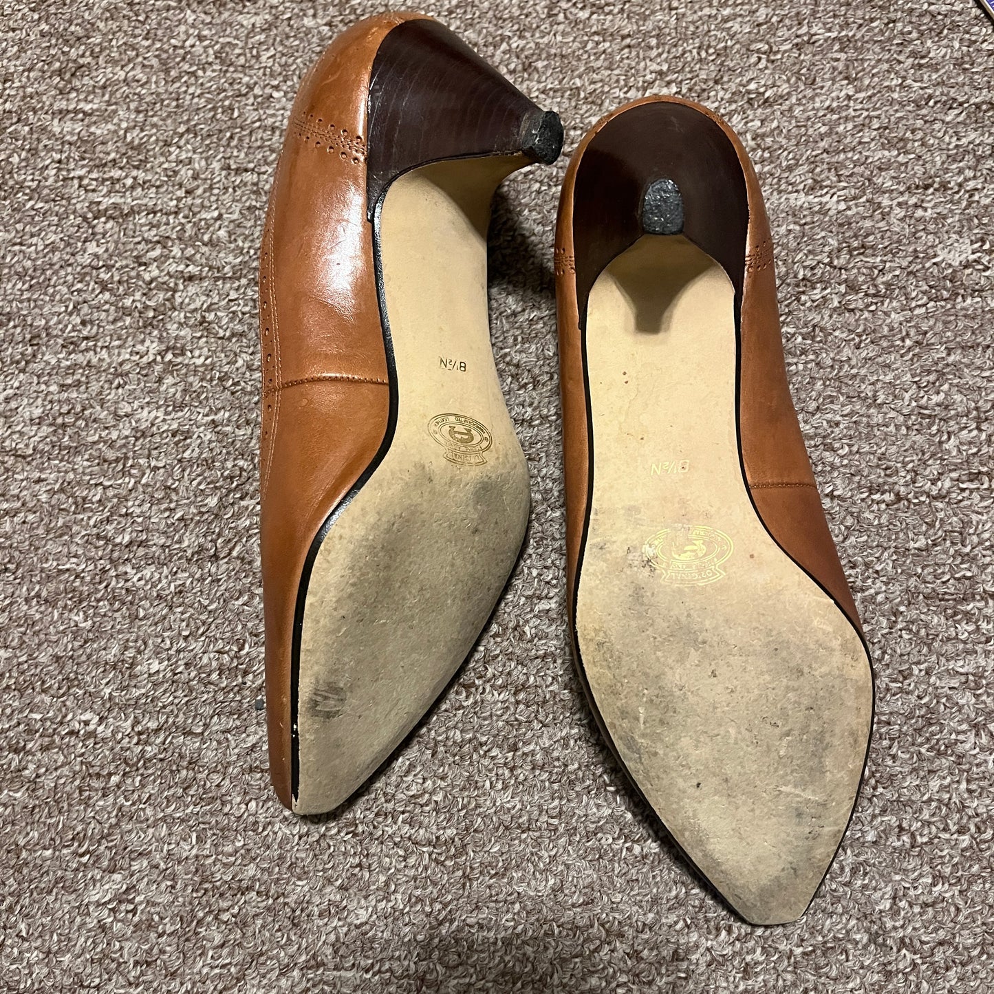 Vintage ETIENNE AIGNER Leather Heels Size 8.5